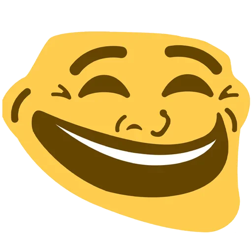 Sticker from the "Troll Face" sticker pack