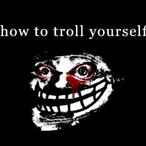 Стикер из набора "Troll Face"