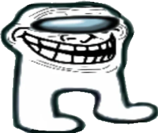 Sticker from the "Troll Face" sticker pack