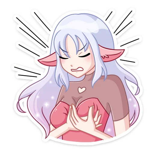 Sticker from the "Флоренс" sticker pack