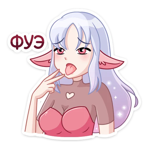 Sticker from the "Флоренс" sticker pack