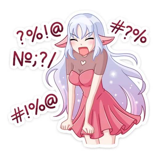 Sticker from the "Флоренс" sticker pack