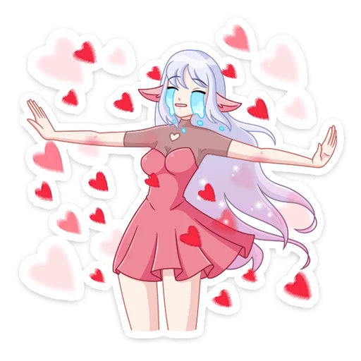 Sticker from the "Флоренс" sticker pack