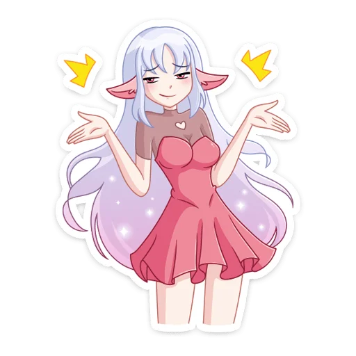 Sticker from the "Флоренс" sticker pack