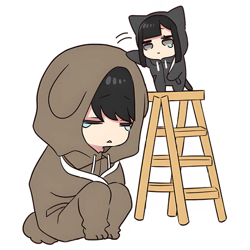 Sticker Юрудура-тян | Yurudara-chan