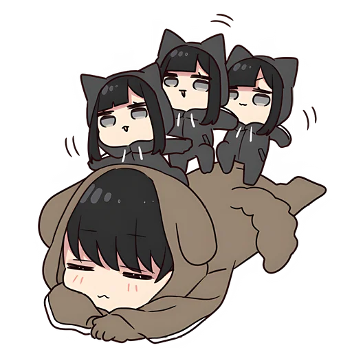 Sticker Юрудура-тян | Yurudara-chan