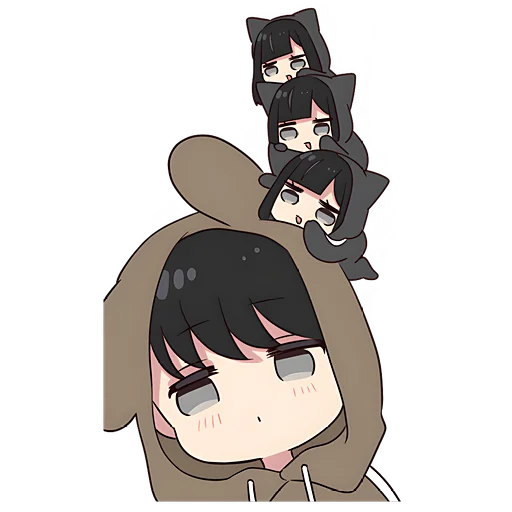 Sticker Юрудура-тян | Yurudara-chan