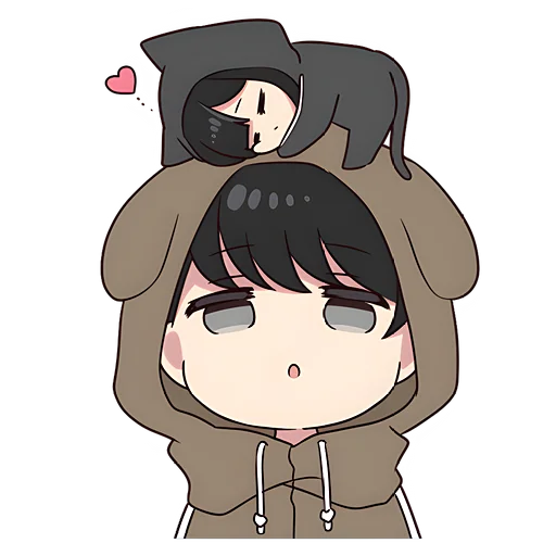 Sticker from the "Юрудура-тян | Yurudara-chan" sticker pack