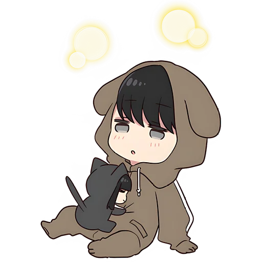 Sticker from the "Юрудура-тян | Yurudara-chan" sticker pack