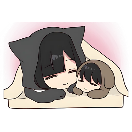 Sticker from the "Юрудура-тян | Yurudara-chan" sticker pack