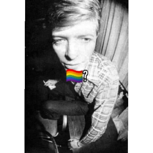 Стикер из набора "Love david bowie"