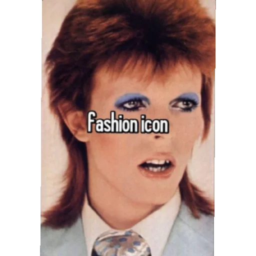 Sticker from the "Love david bowie" sticker pack