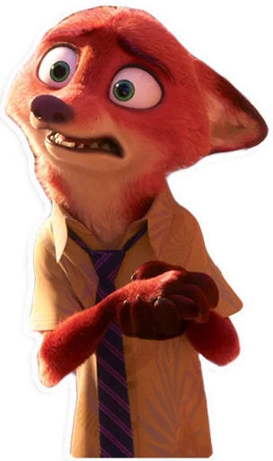 Sticker from the "NickWilde" sticker pack