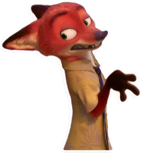 Sticker from the "NickWilde" sticker pack