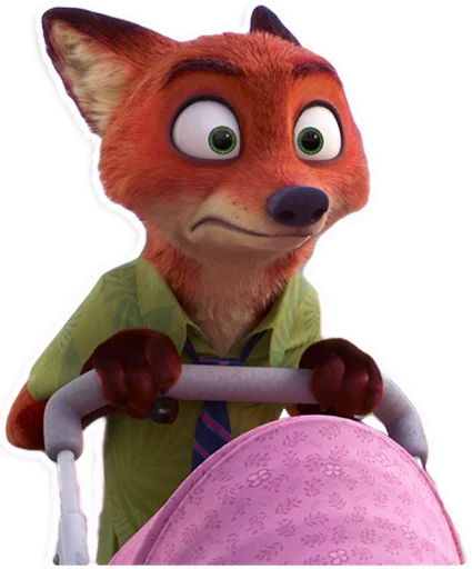 Стикер из набора "NickWilde"