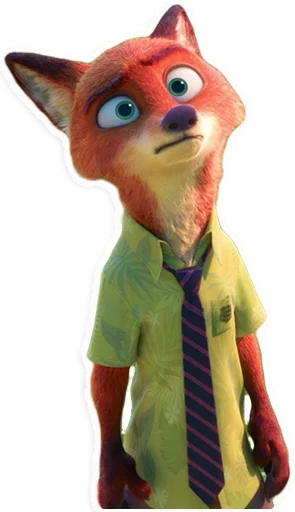 Sticker from the "NickWilde" sticker pack