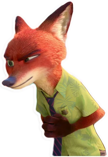 Sticker from the "NickWilde" sticker pack