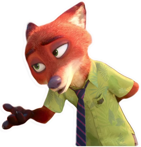 Sticker from the "NickWilde" sticker pack