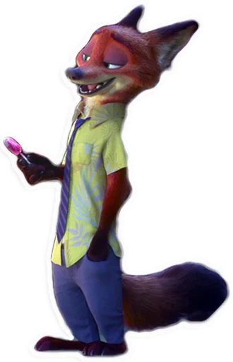 Sticker from the "NickWilde" sticker pack