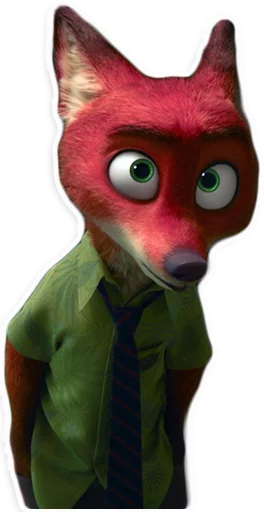 Sticker from the "NickWilde" sticker pack