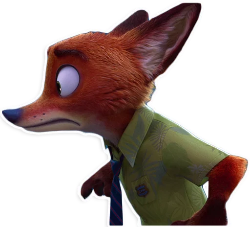 Стикер из набора "NickWilde"