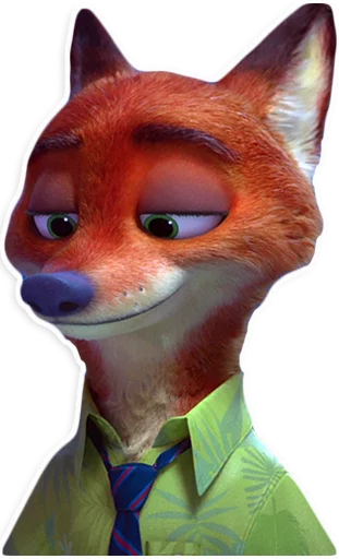 Стикер из набора "NickWilde"