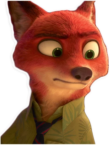 Sticker from the "NickWilde" sticker pack