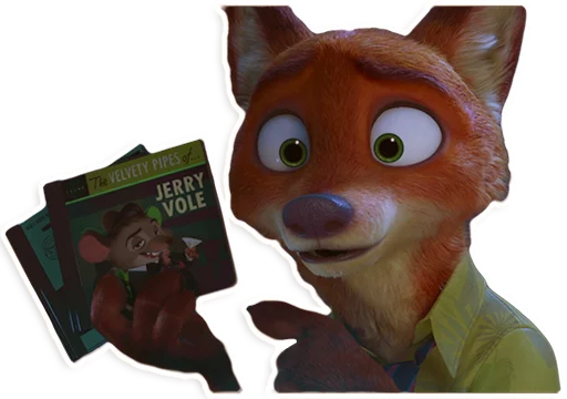 Sticker from the "NickWilde" sticker pack