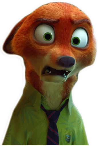 Стикер из набора "NickWilde"