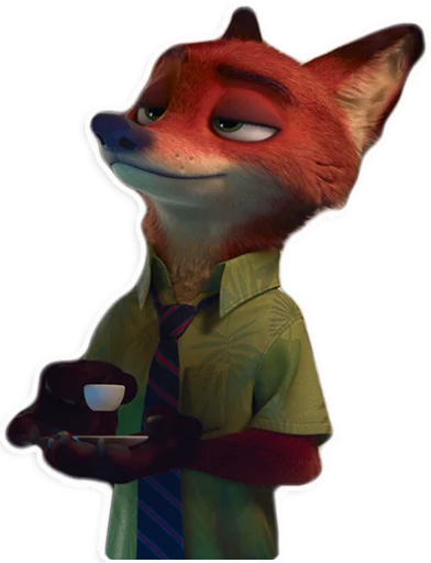 Стикер из набора "NickWilde"