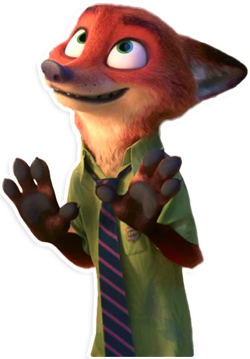 Стикер из набора "NickWilde"