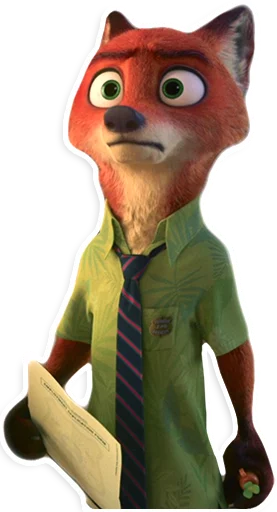 Sticker from the "NickWilde" sticker pack