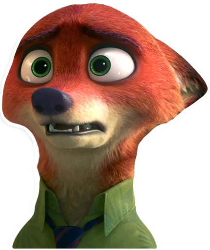 Стикер из набора "NickWilde"