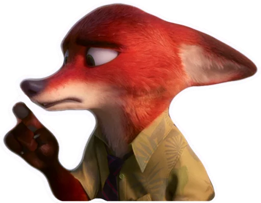 Sticker from the "NickWilde" sticker pack