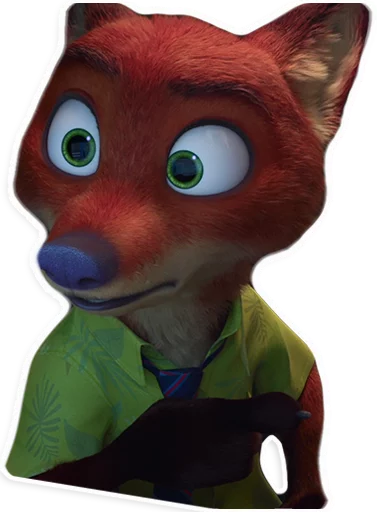 Sticker from the "NickWilde" sticker pack