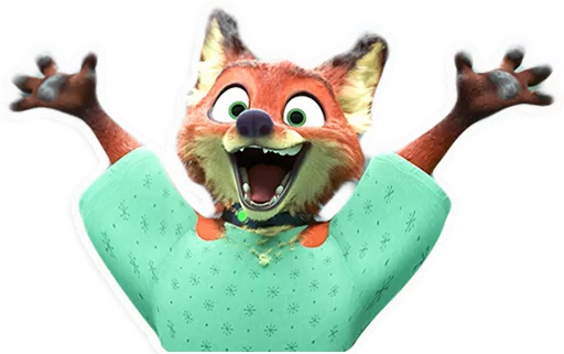 Стикер из набора "NickWilde"