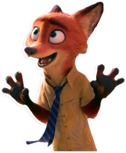 Sticker from the "NickWilde" sticker pack