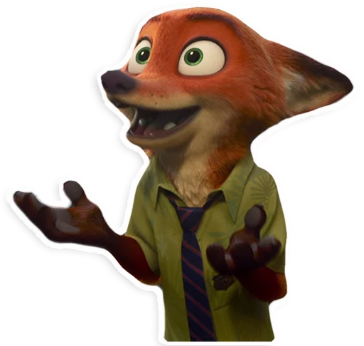 Стикер из набора "NickWilde"