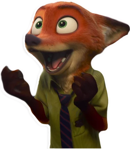 Sticker from the "NickWilde" sticker pack