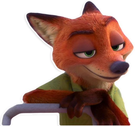 Стикер из набора "NickWilde"