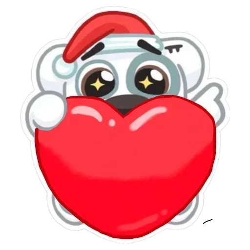 Sticker from the "Xmas Animals" sticker pack