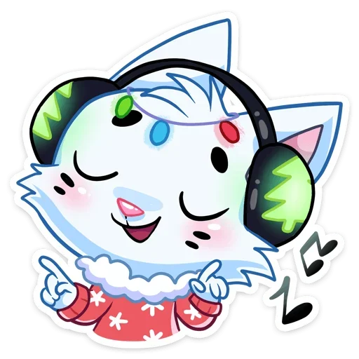 Sticker from the "Xmas Animals" sticker pack