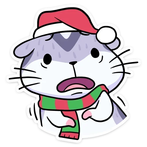 Sticker from the "Xmas Animals" sticker pack