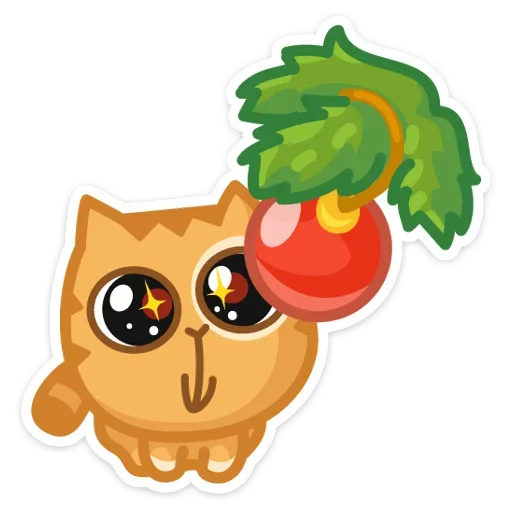 Sticker from the "Xmas Animals" sticker pack