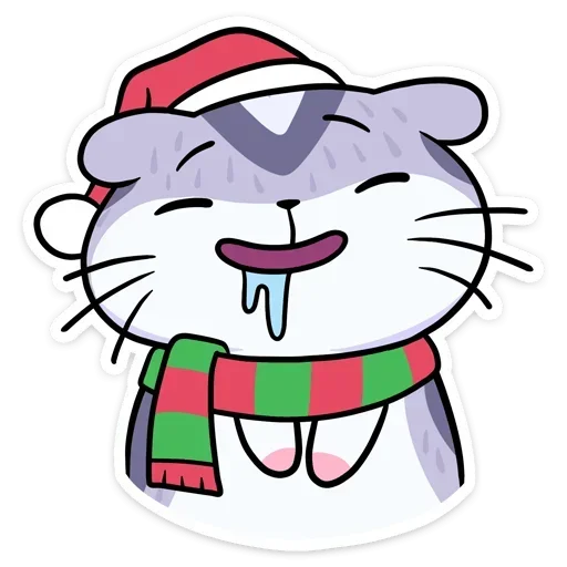 Sticker from the "Xmas Animals" sticker pack