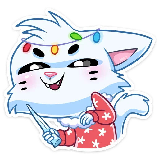 Sticker from the "Xmas Animals" sticker pack