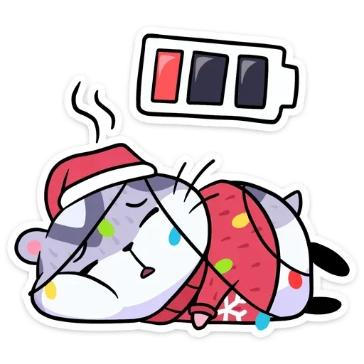 Sticker from the "Xmas Animals" sticker pack