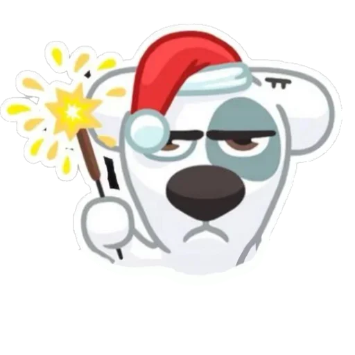 Sticker from the "Xmas Animals" sticker pack