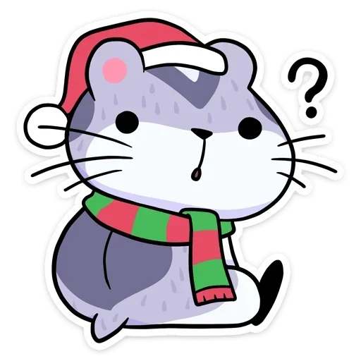 Sticker from the "Xmas Animals" sticker pack