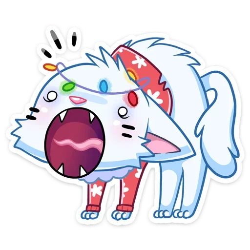 Sticker from the "Xmas Animals" sticker pack